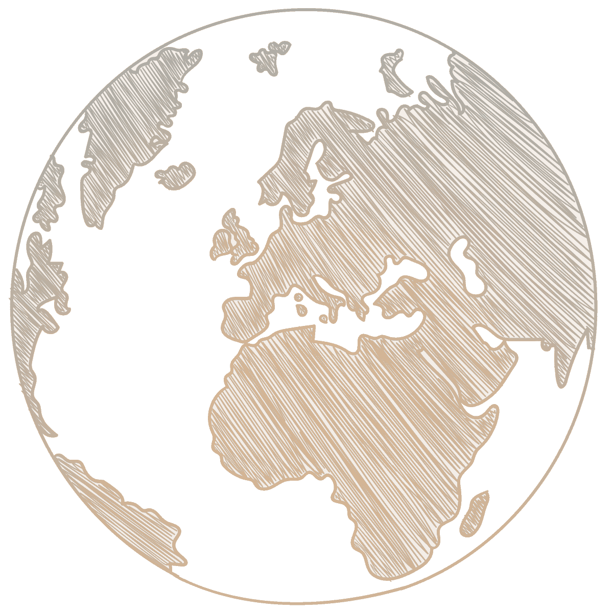 Graphic of globe